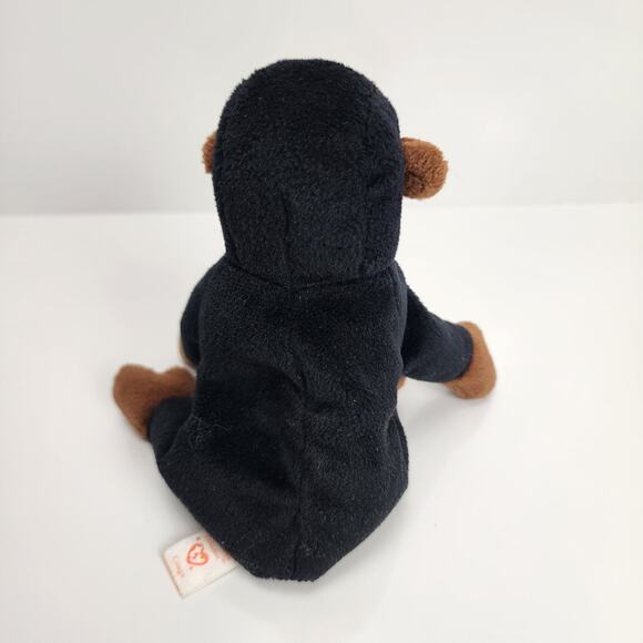 Ty Beanie Babies 1996 Congo the Gorilla Beanbag Plush Black Brown 6" Without Tag - Picture 3 of 8